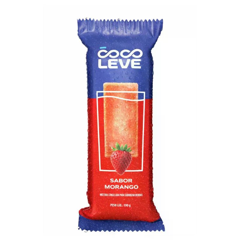 Gelo Saborizado Morango
